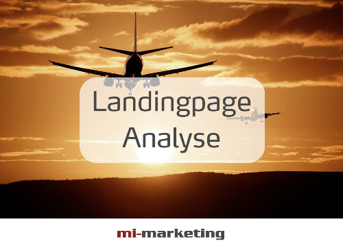 Landingpage-Analyse von mi-marketing