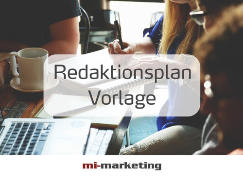 Redaktionsplan Vorlage von mi-marketing