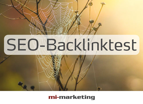 SEO-Backlinktest von mi-marketing