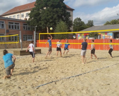 Beachvolleyball am City Beach Dresden