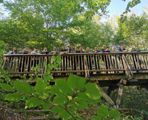 Wanderrunde mit den Kollegen